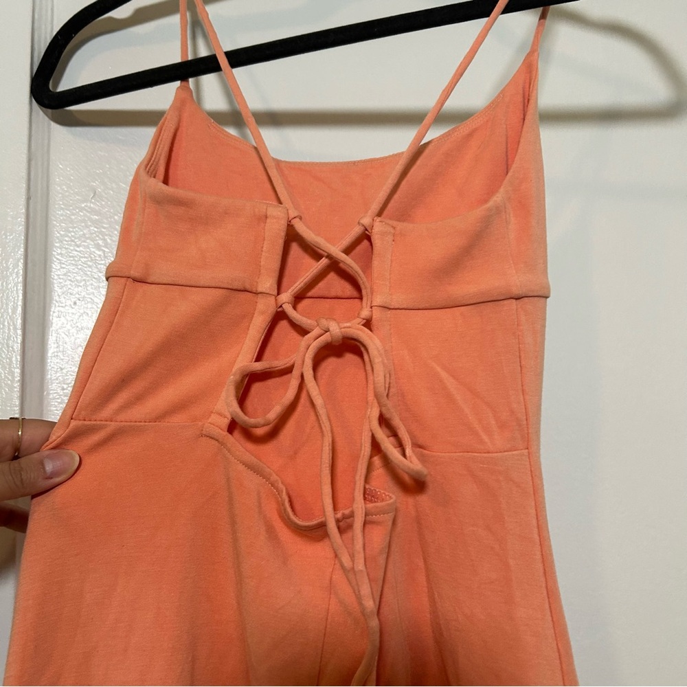 Wilfred Dreamweaver Orange Adjustable Strap Slip Dress - Picture 3 of 6
